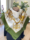 Pignat carré foulard schal sjaal scarf schal sjaal seide silk soie