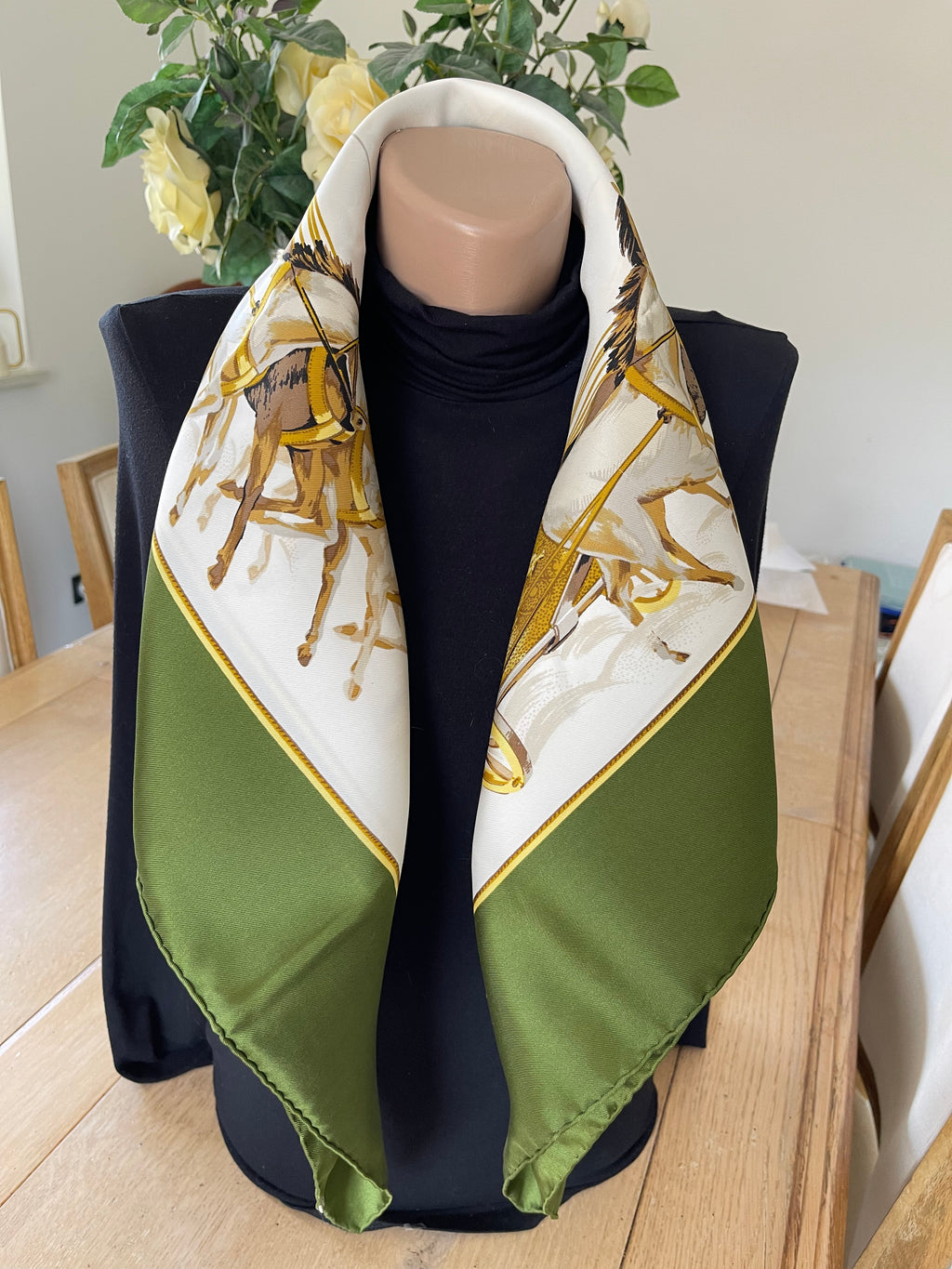 Pignat carré foulard schal sjaal scarf schal sjaal seide silk soie