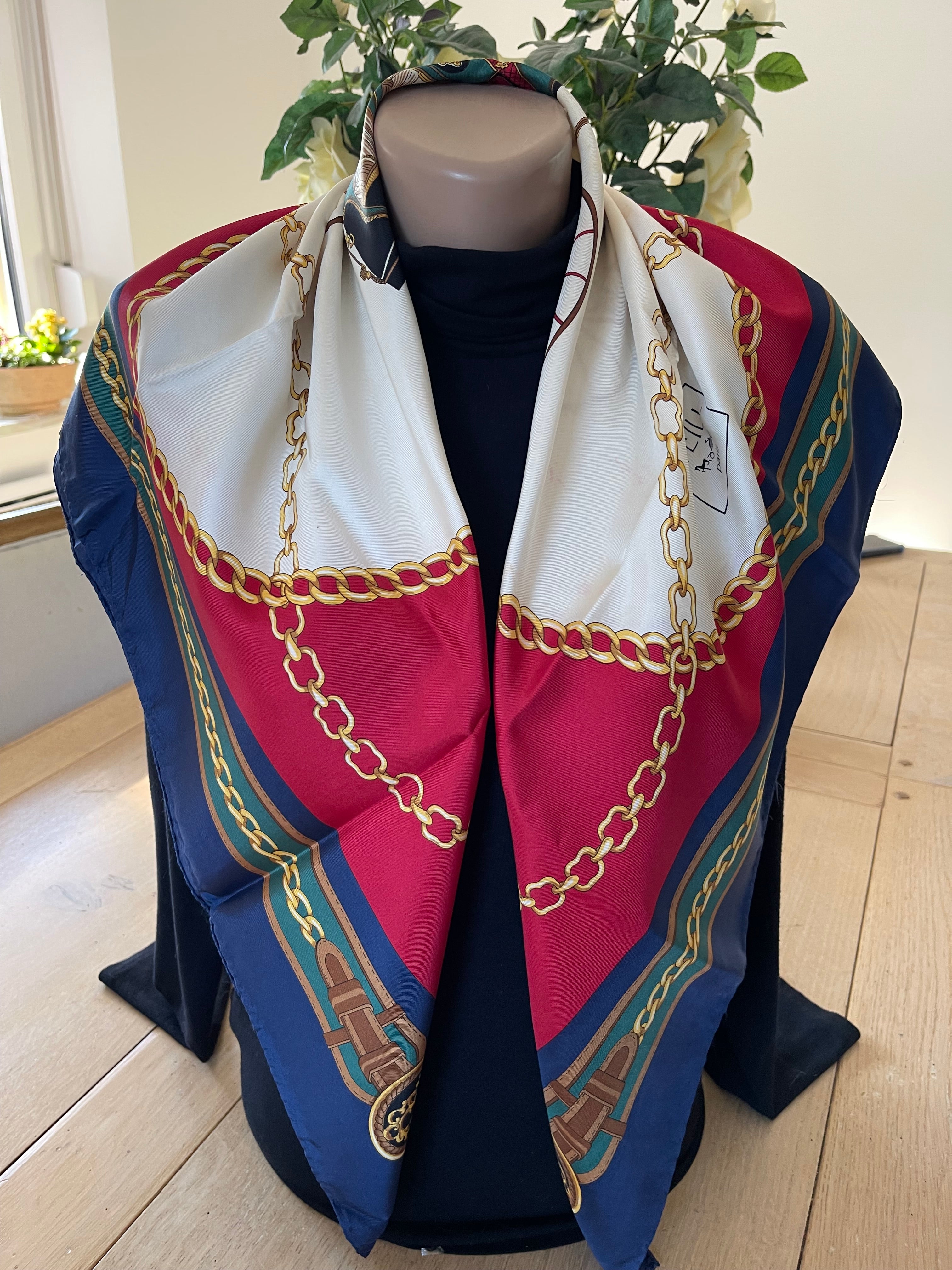 Weil Paris carré foulard scarf schal sjaal seide soie silk