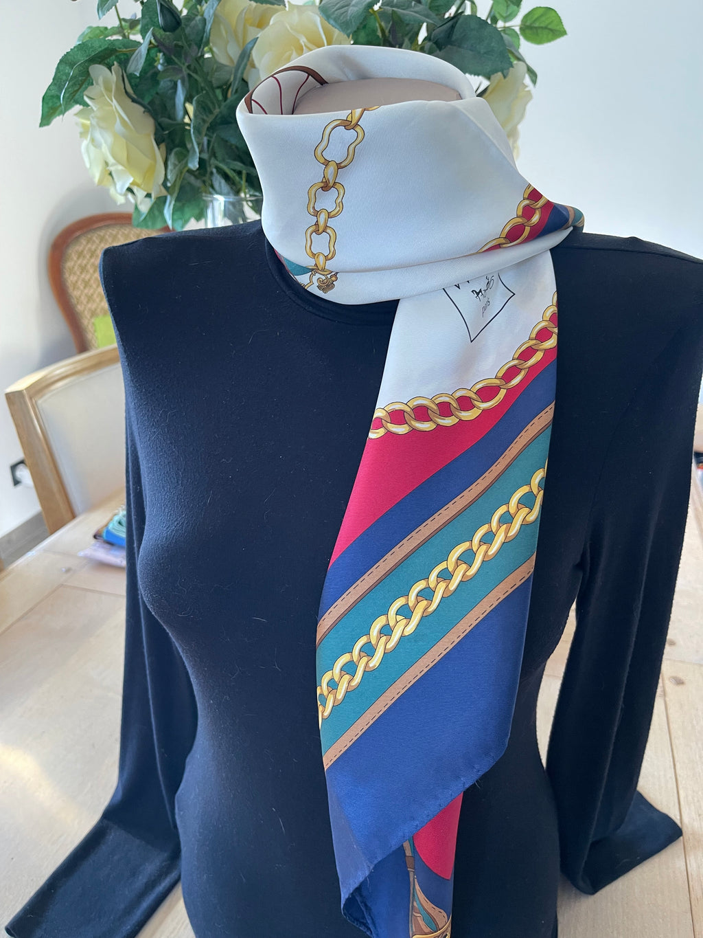 Weil Paris carré foulard scarf schal sjaal seide soie silk