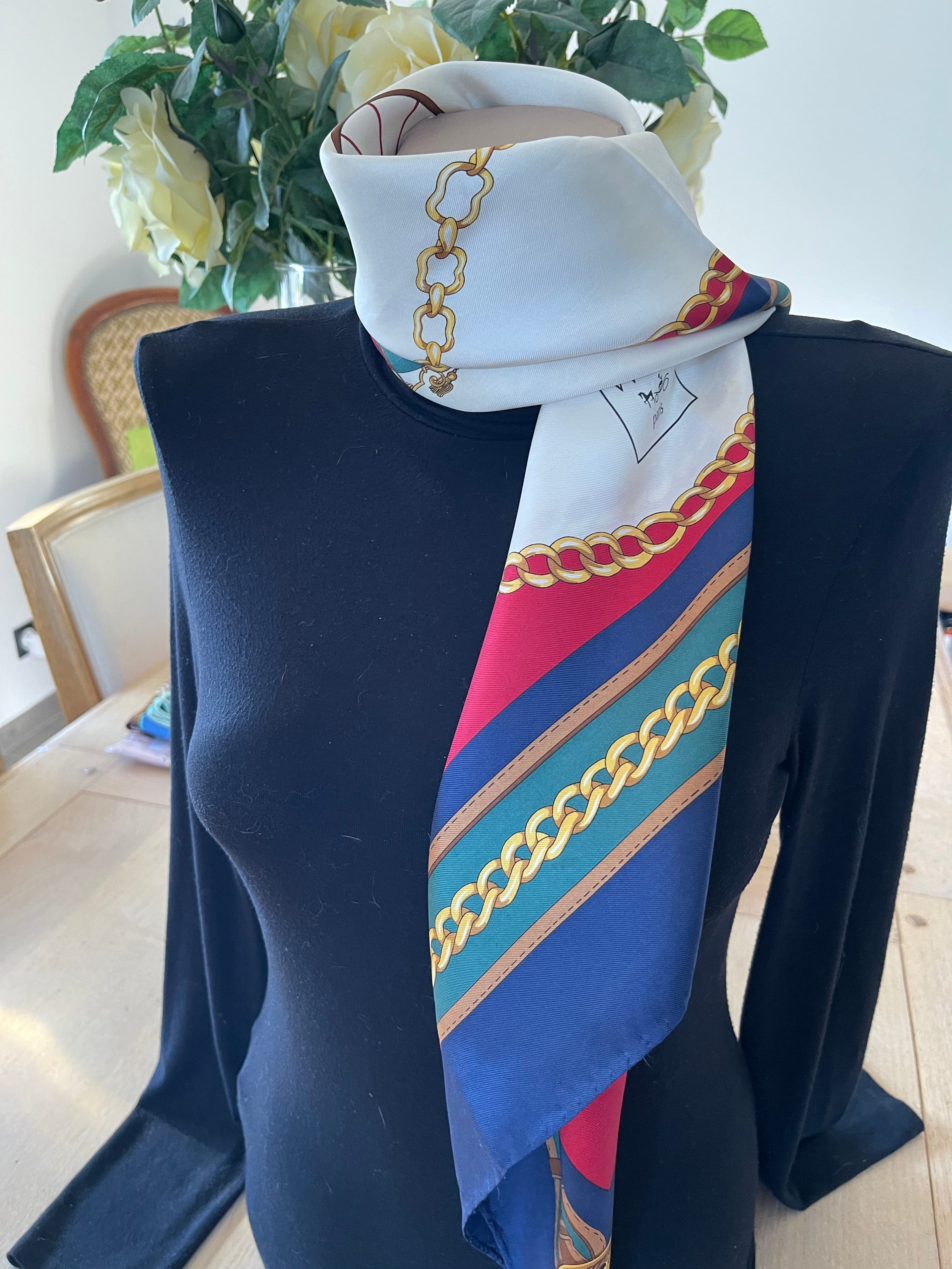 Weil Paris carré foulard scarf schal sjaal seide soie silk