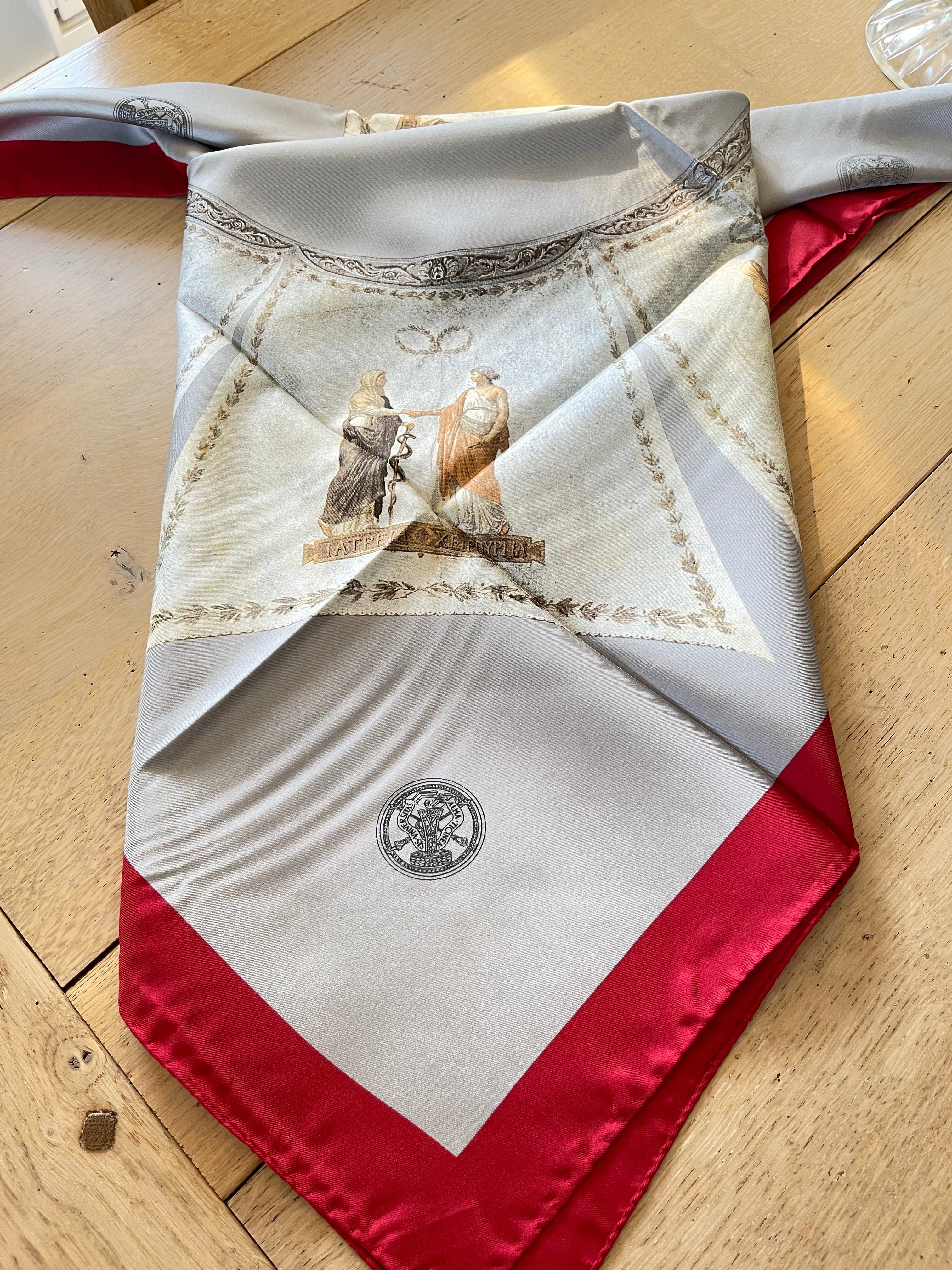 SeidenTuch Alma carré foulard scarf schal sjaal seide soie silk New