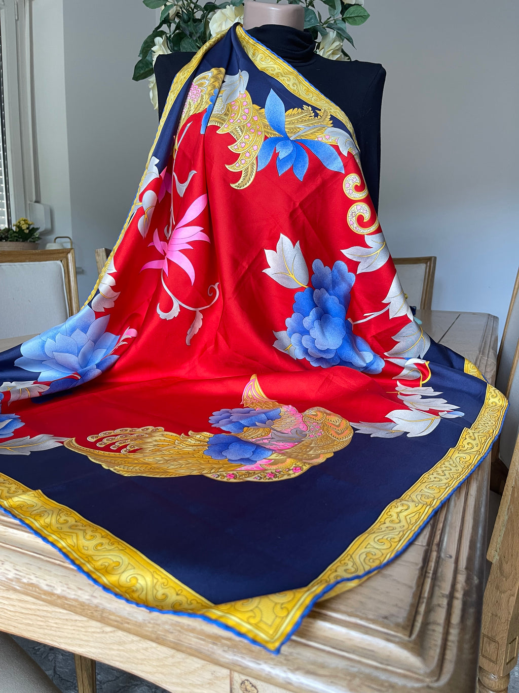 LEONARD carré foulard scarf schal sjaal seide silk soie