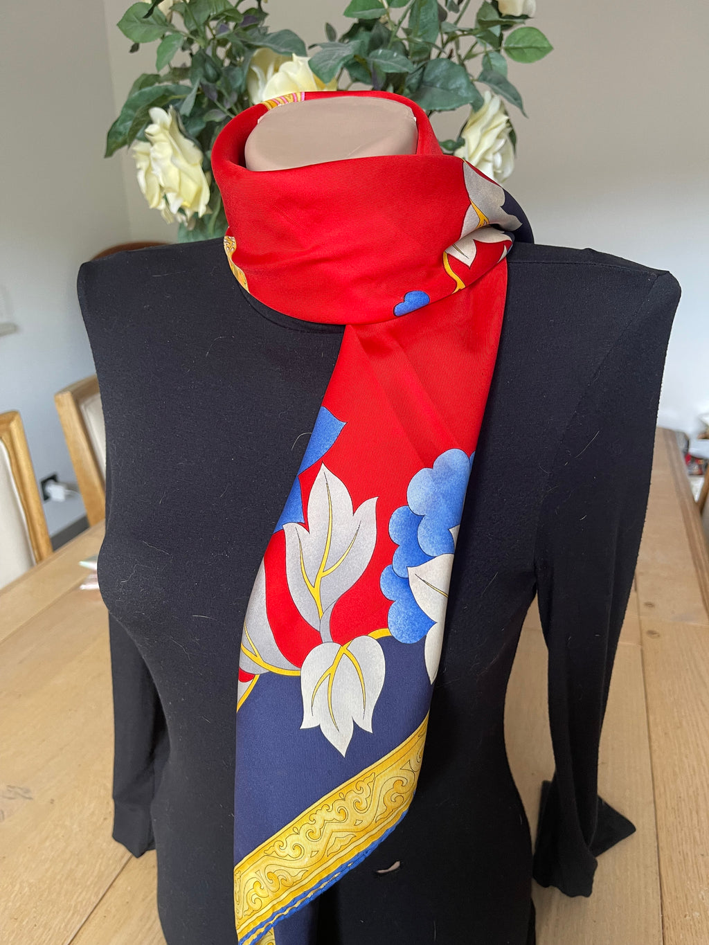 LEONARD carré foulard scarf schal sjaal seide silk soie
