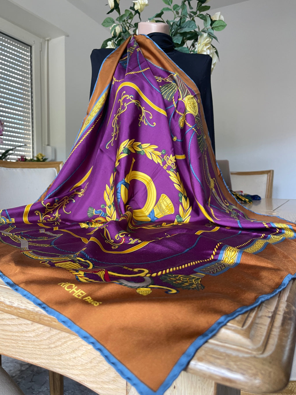 RICHEL carré foulard scarf schal sjaal seide silk soie
