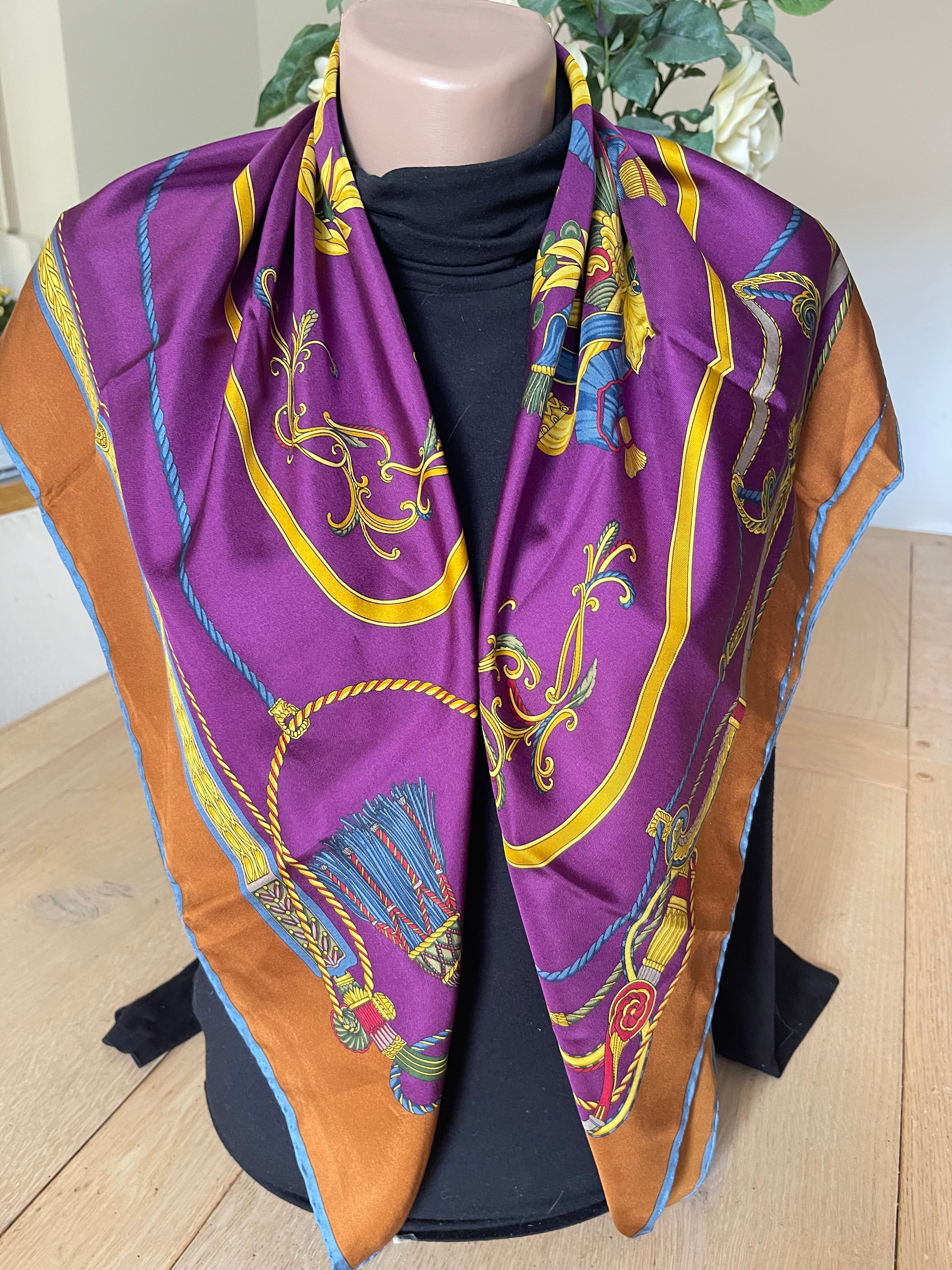 RICHEL carré foulard scarf schal sjaal seide silk soie