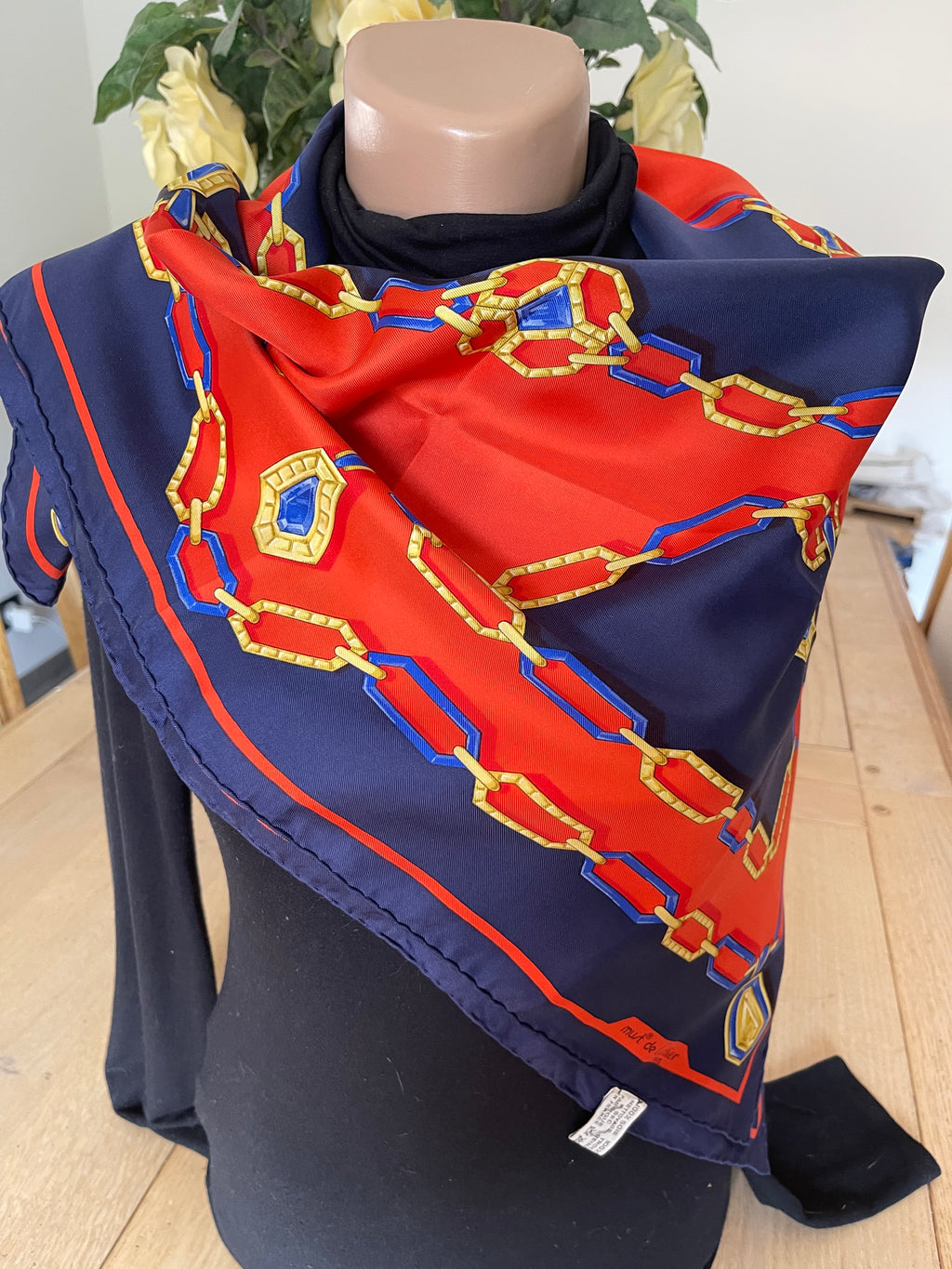 Must de Cartier carré foulard scarf schal sjaal seide silk soie