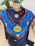 CELINE carré foulard schal scarf sjaal seide silk soie