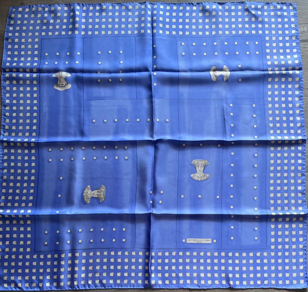 Victorio & Lucchino carré foulard schal sjaal scarf seiden silk soie