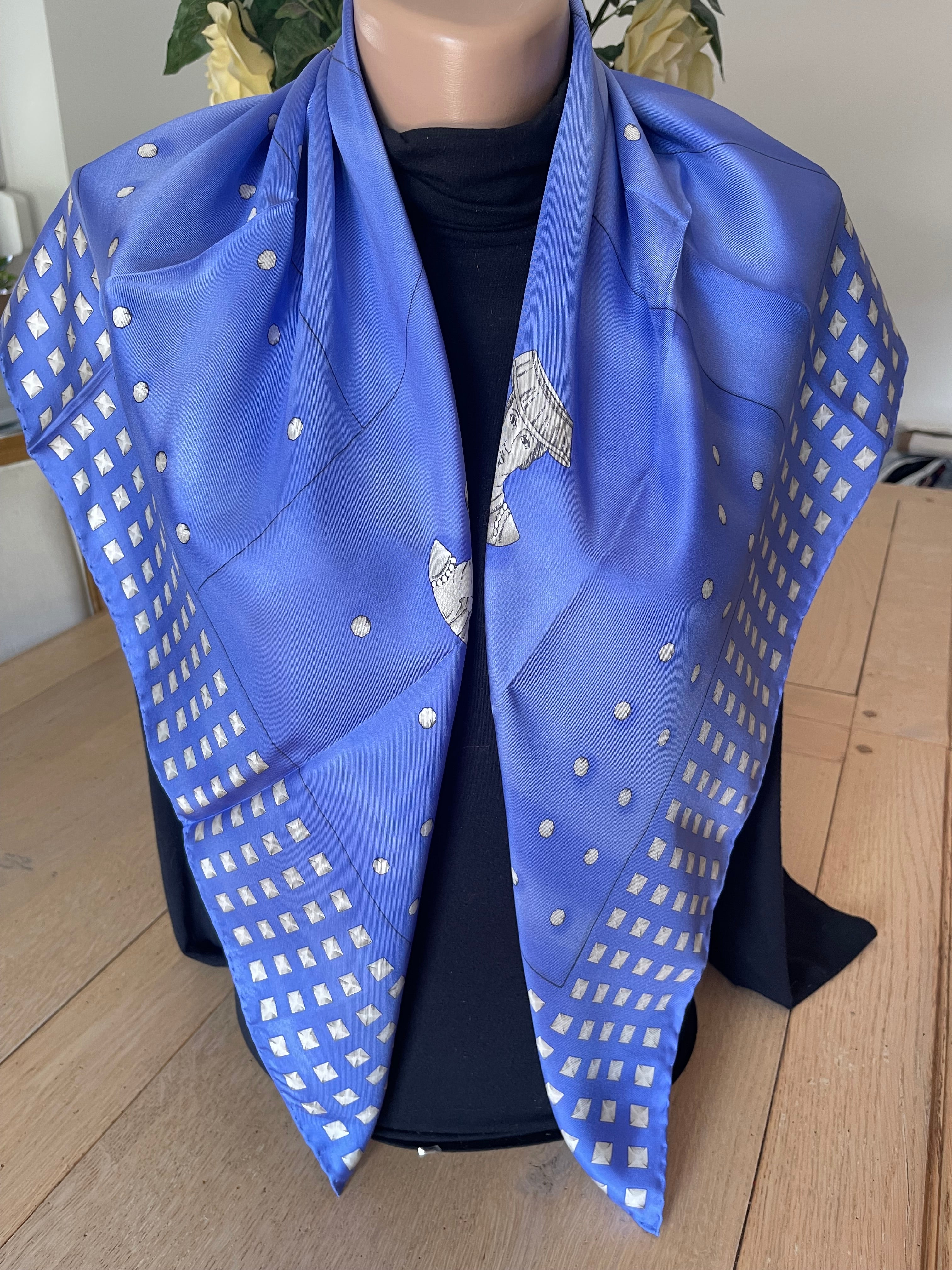 Victorio & Lucchino carré foulard schal sjaal scarf seiden silk soie