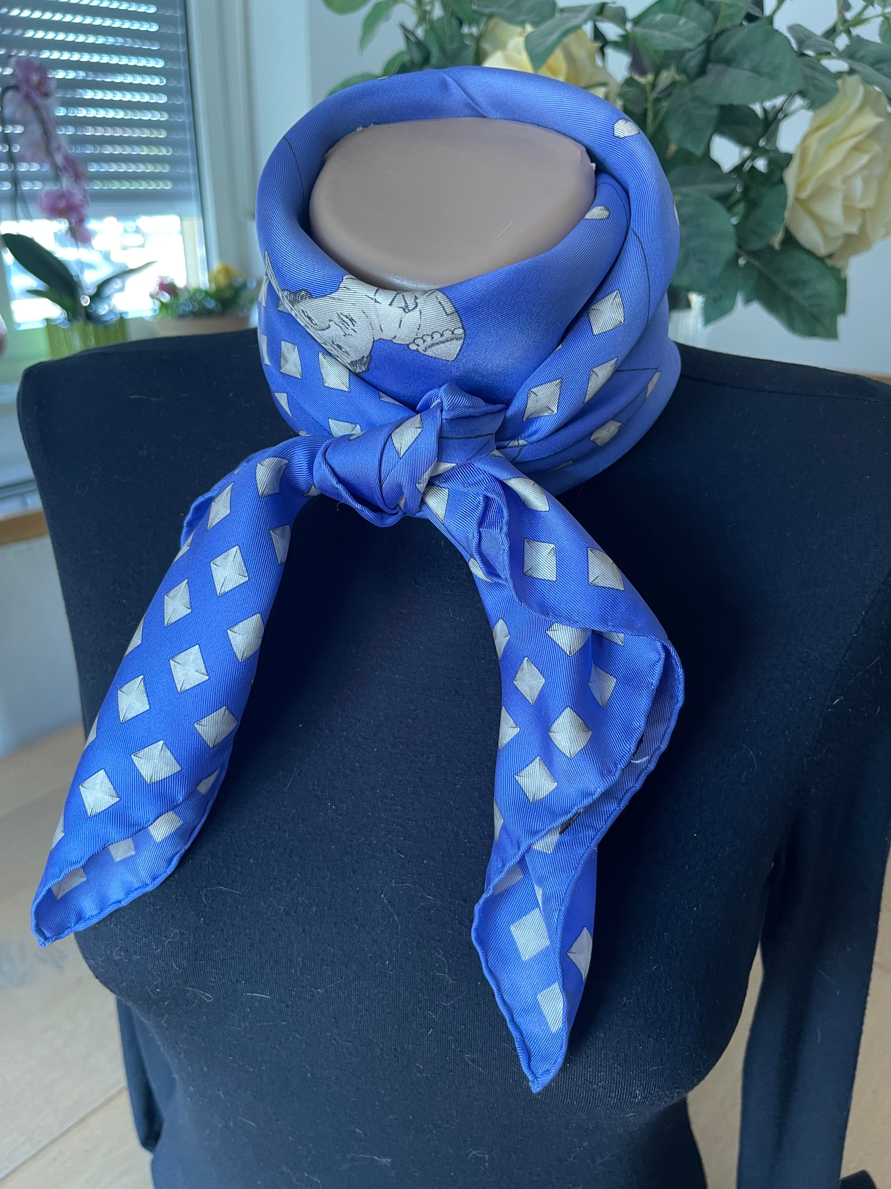 Victorio & Lucchino carré foulard schal sjaal scarf seiden silk soie