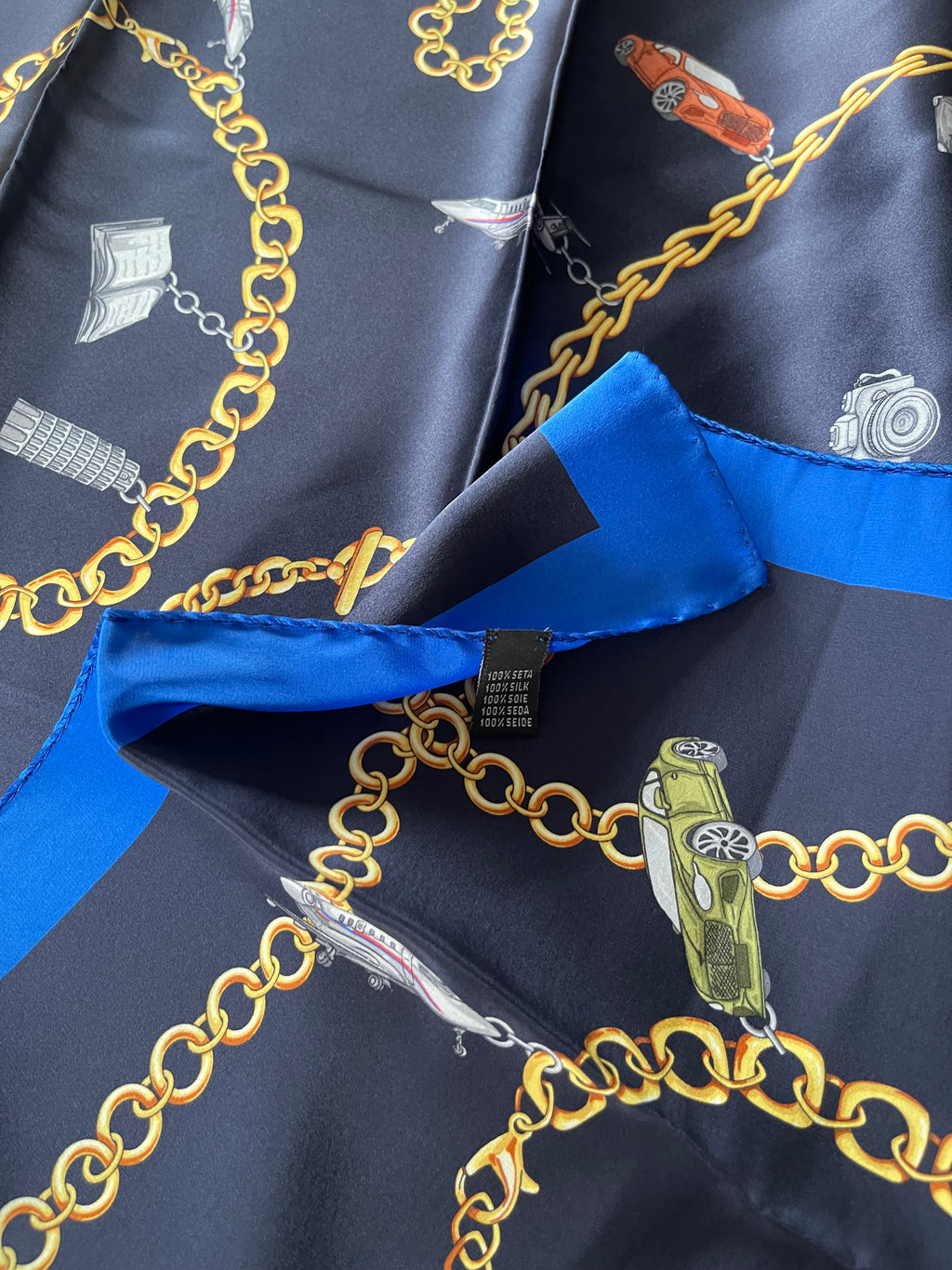 Silk scarf made in Italy scarf schal sjaal seide soie silk