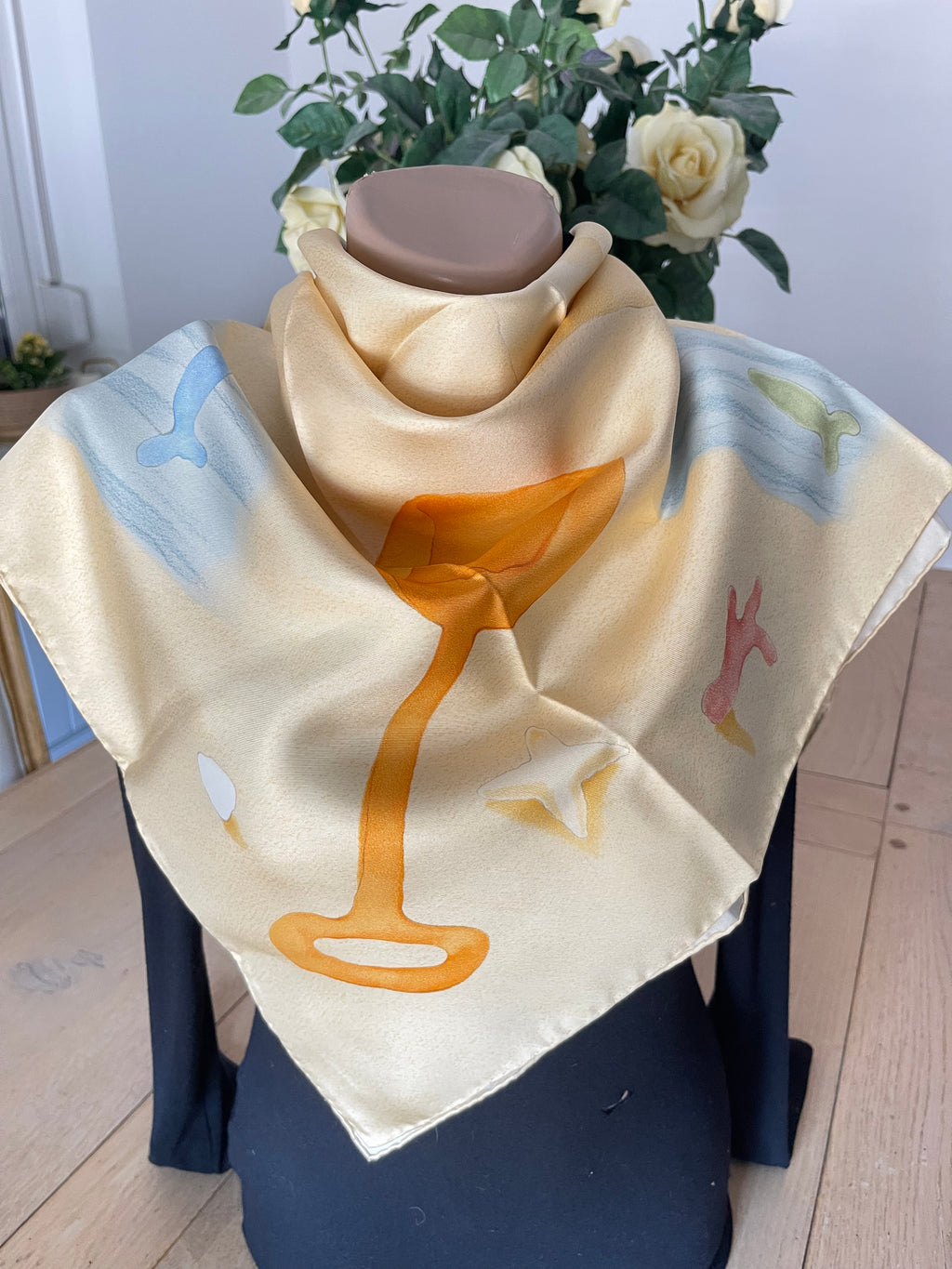 Bulgari carré foulard scarf schal sjaal seide silk soie