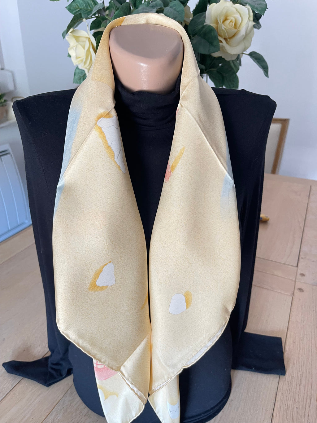 Bulgari carré foulard scarf schal sjaal seide silk soie