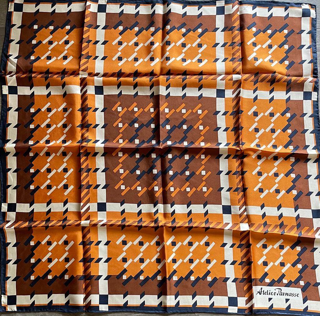 Atelier PARNASSE carré foulard scarf schal seide silk soie