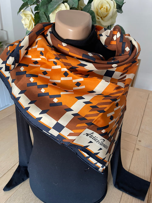 Atelier PARNASSE carré foulard scarf schal seide silk soie