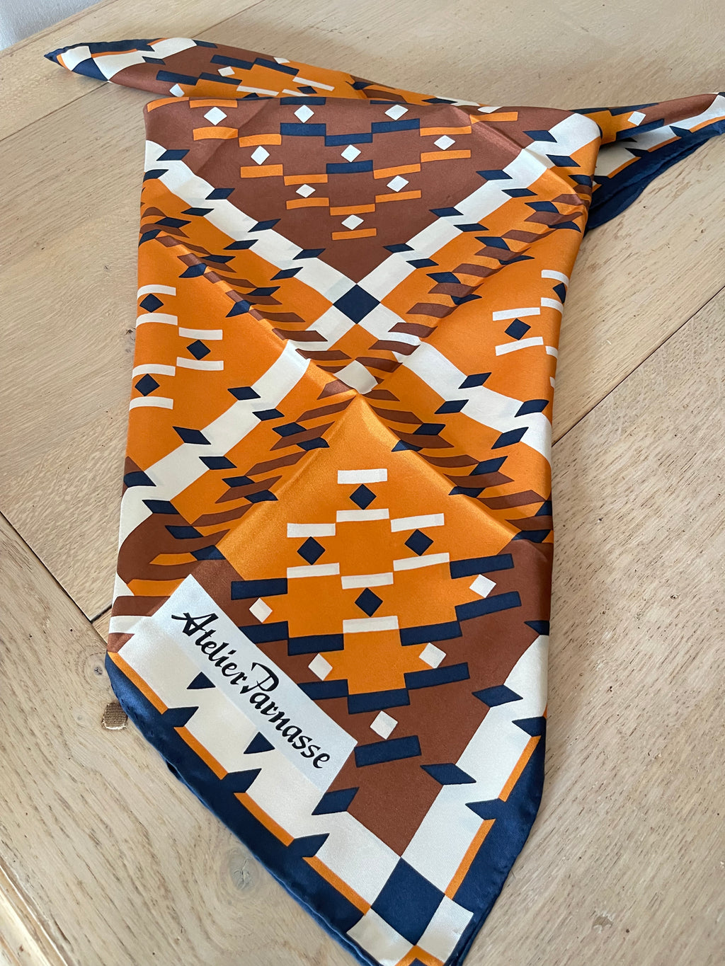 Atelier PARNASSE carré foulard scarf schal seide silk soie