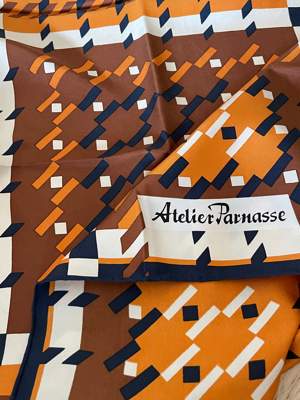 Atelier PARNASSE carré foulard scarf schal seide silk soie