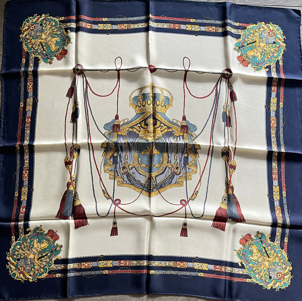 Seiden Tuch carré foulard scarf schal seide soie silk