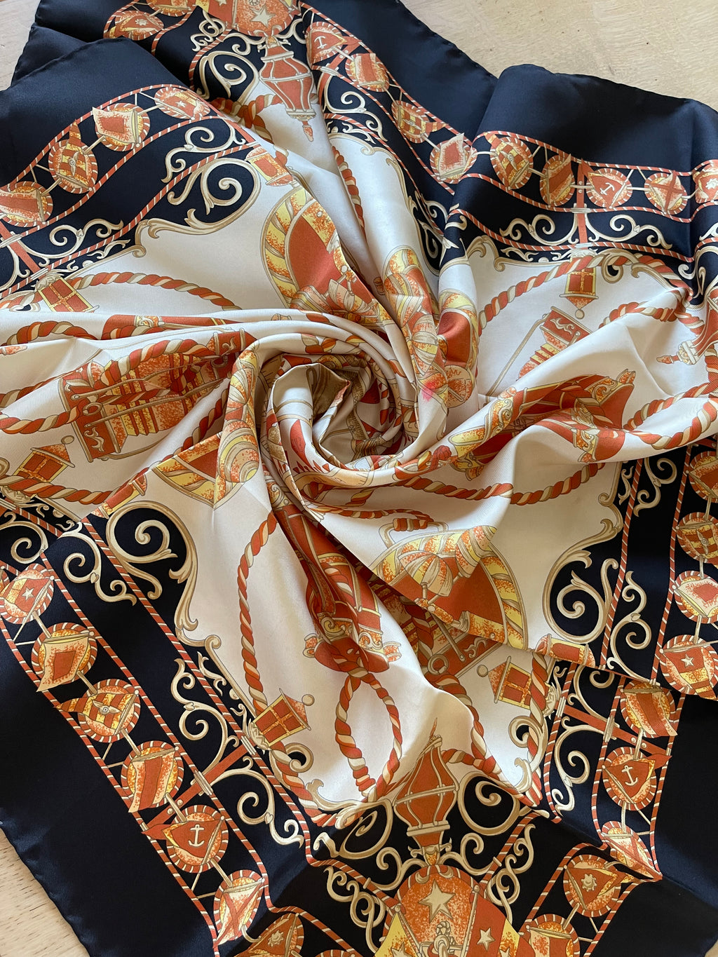 RICHEL carré foulard scarf schal sjaal seide soie silk