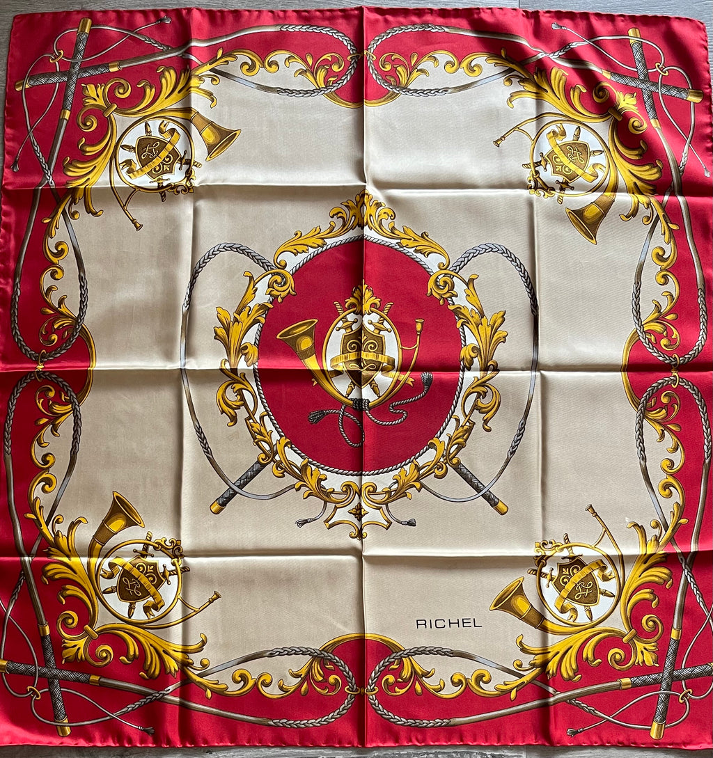 RICHEL carré foulard schal scarf sjaal seide silk soie