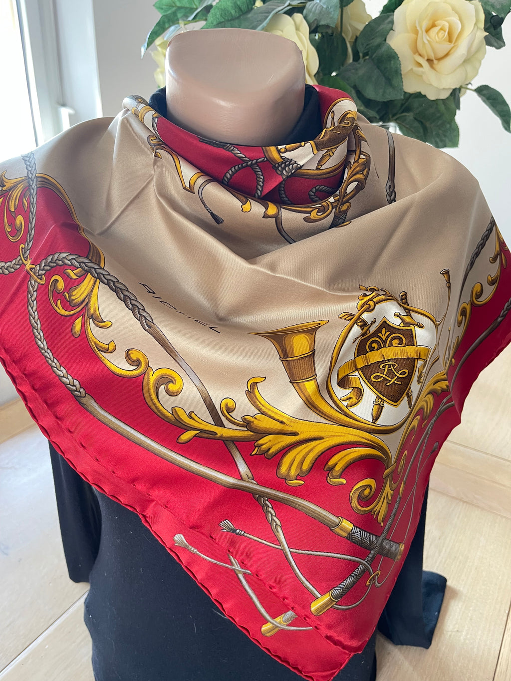 RICHEL carré foulard schal scarf sjaal seide silk soie