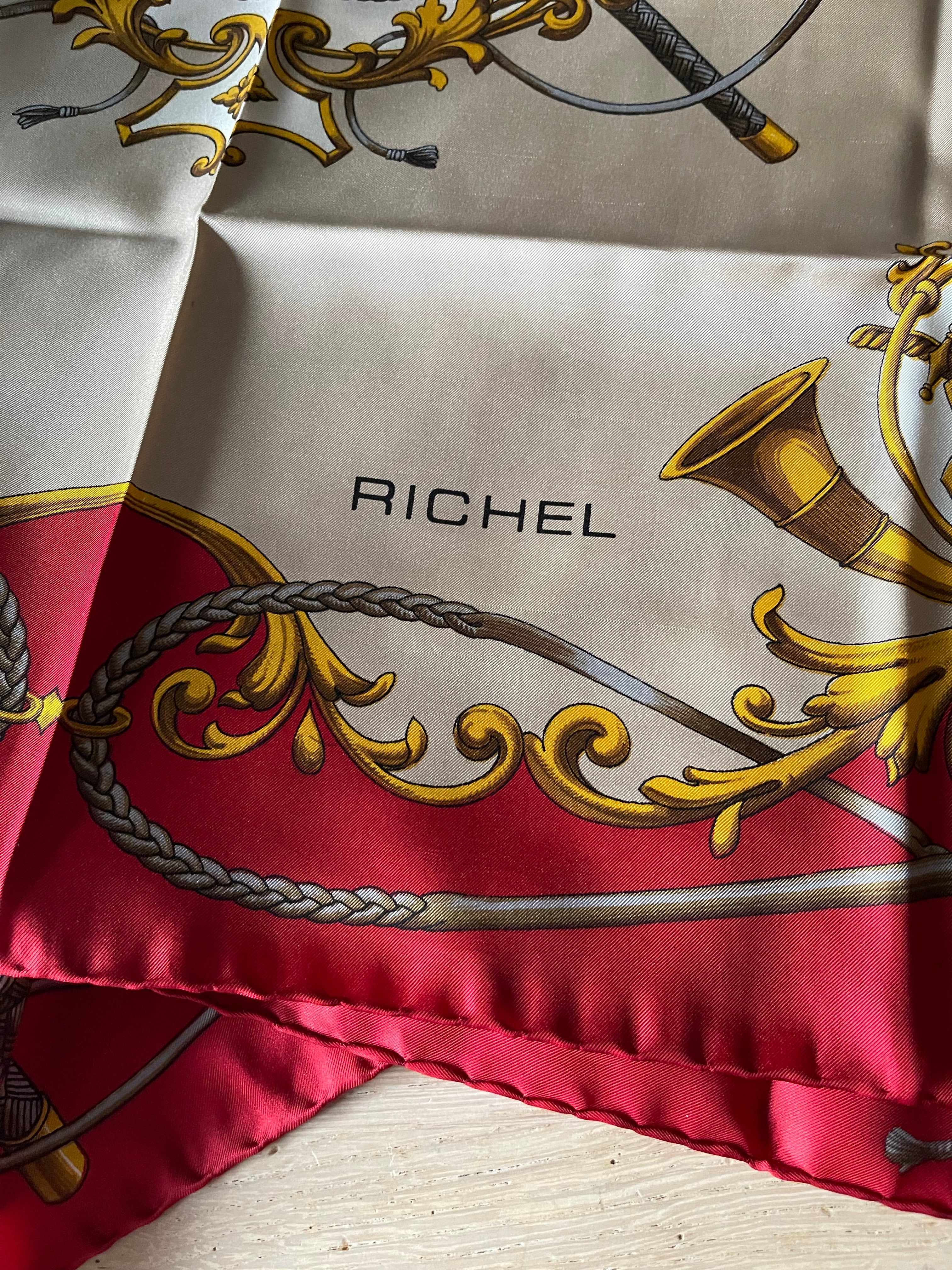 RICHEL carré foulard schal scarf sjaal seide silk soie
