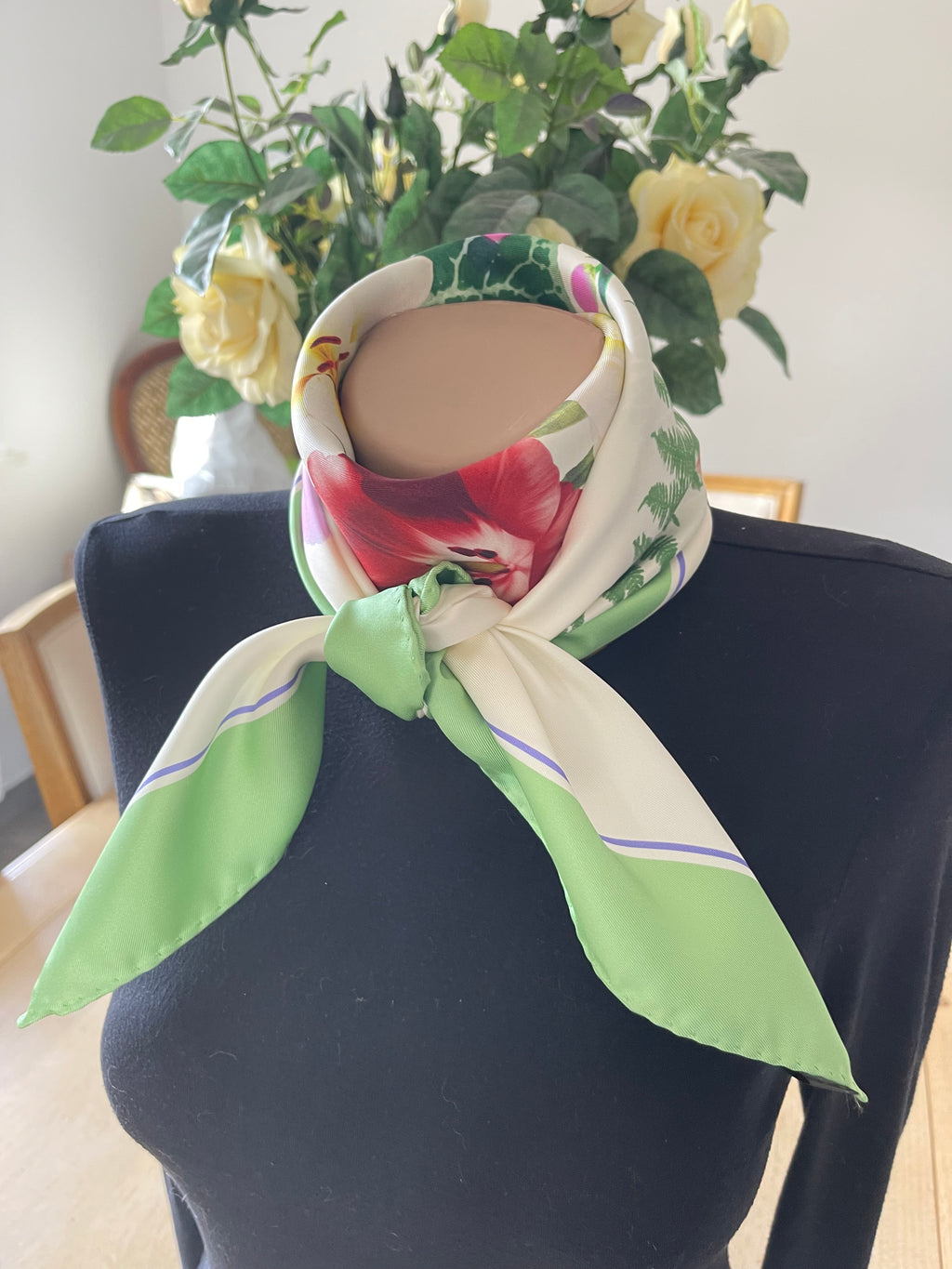 SERICA WATCH carré foulard schal scarf sjaal seide silk soie