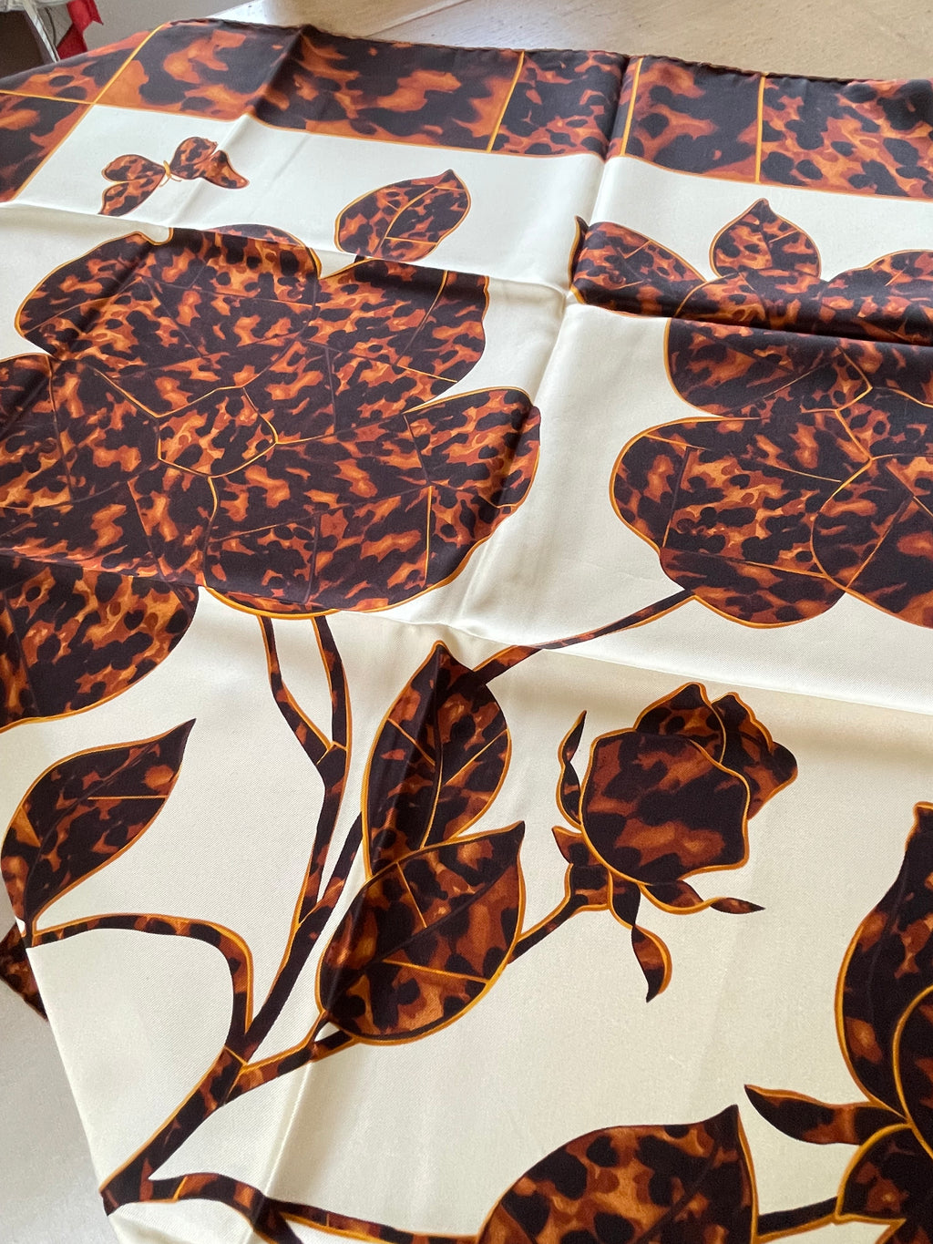 NINA RICCI carré foulard schal scarf sjaal seide silk soie