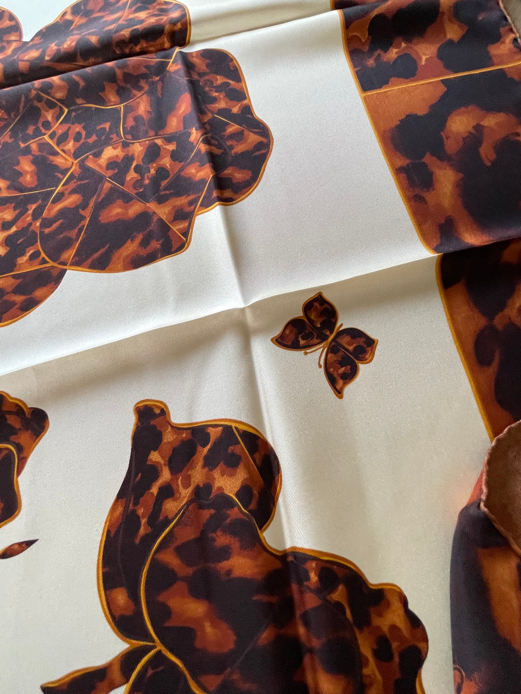 NINA RICCI carré foulard schal scarf sjaal seide silk soie