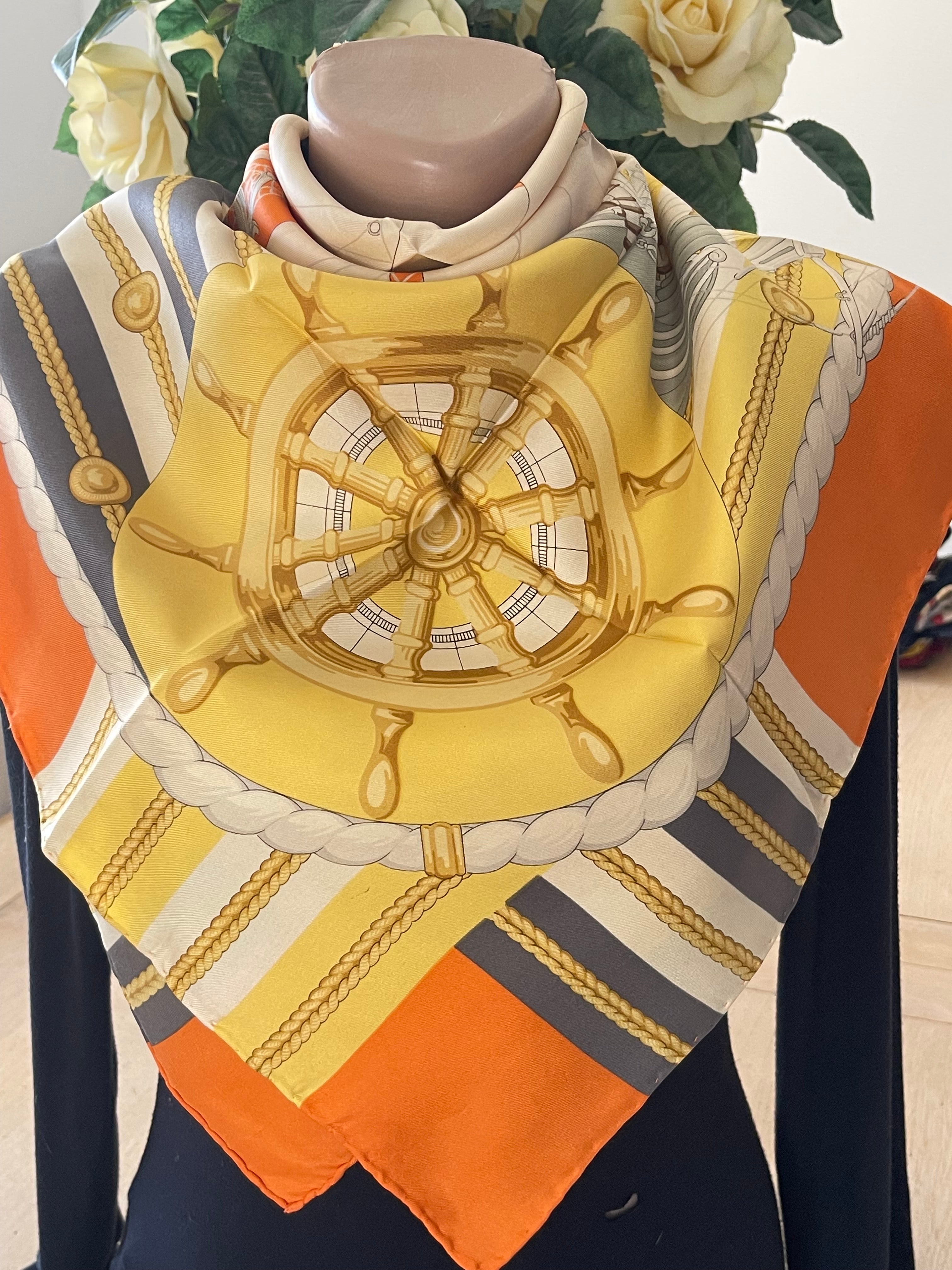 R DI RATTI carré foulard scarf schal sjaal seide soie silk