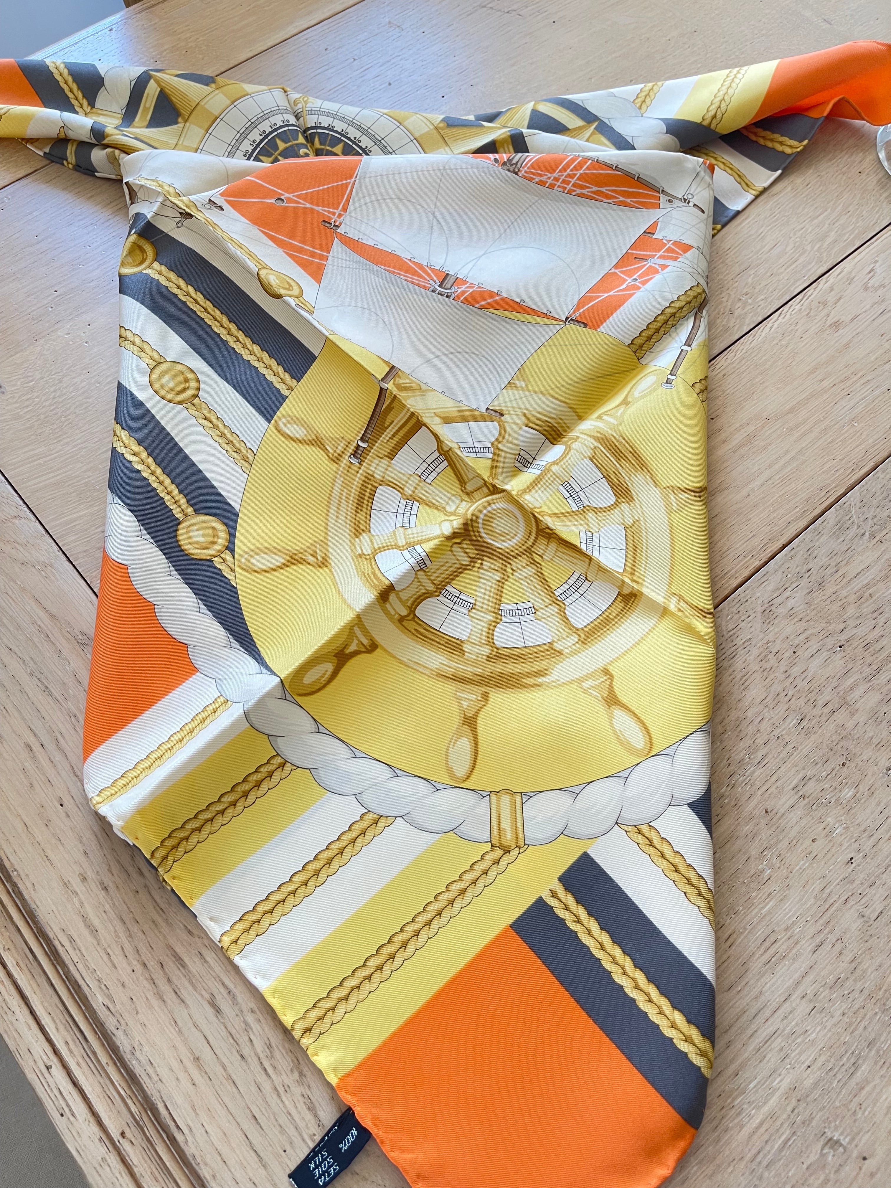 R DI RATTI carré foulard scarf schal sjaal seide soie silk