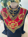 RICHEL carré foulard scarf schal sjaal seide soie silk