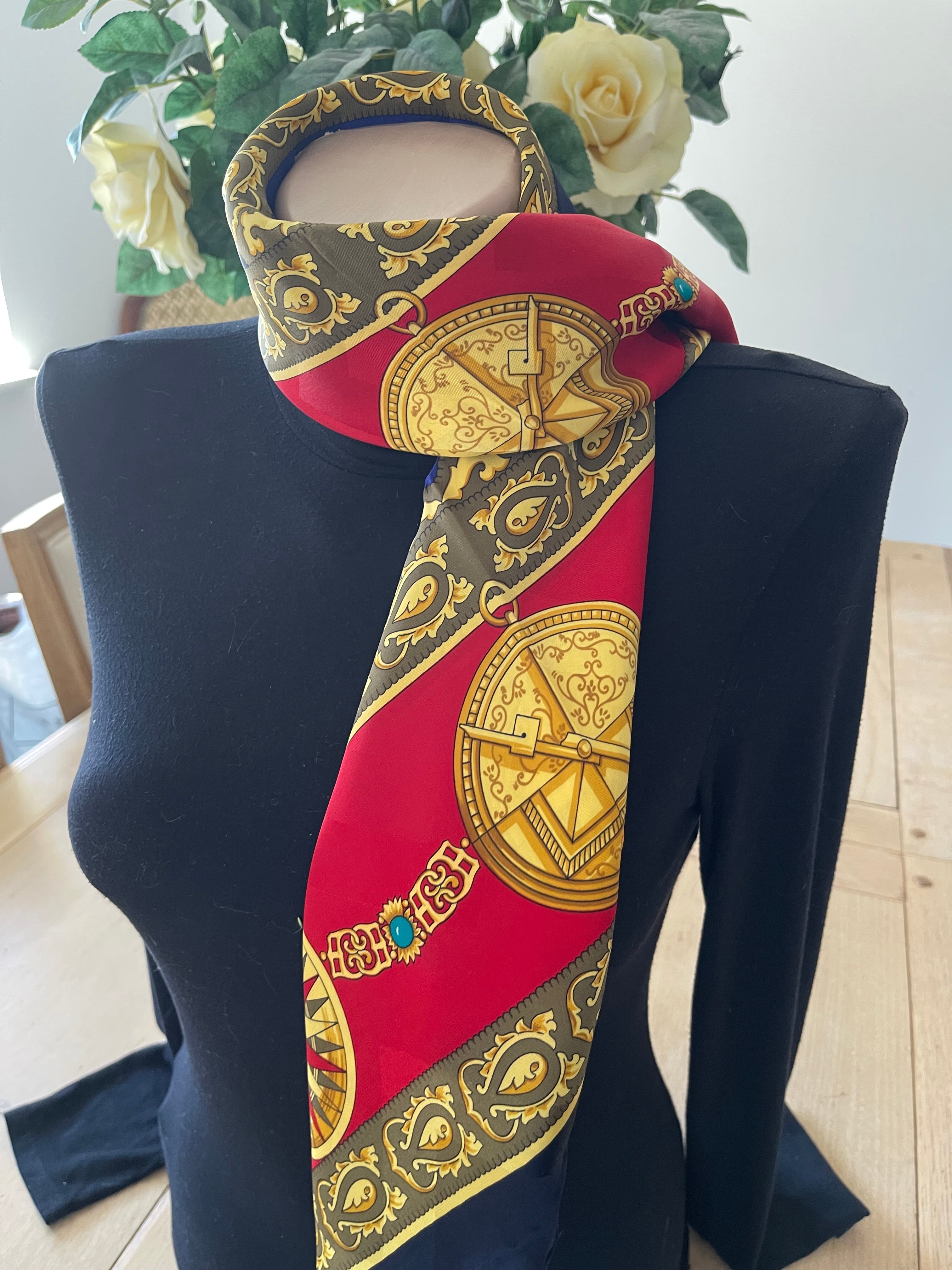 RICHEL carré foulard scarf schal sjaal seide soie silk