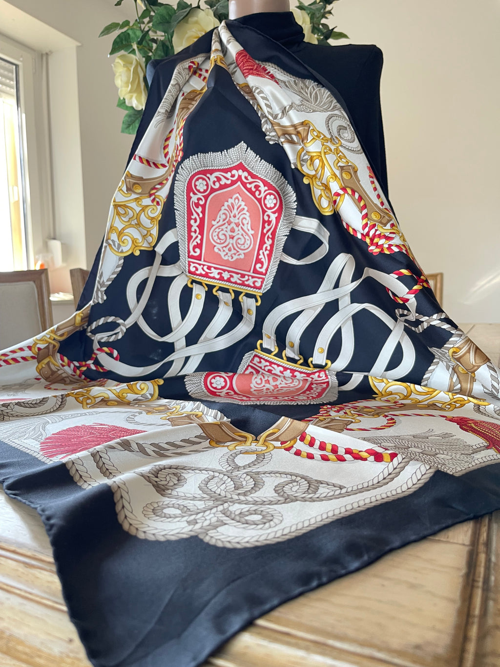 ERRE carré foulard scarf schal sjaal seide silk soie
