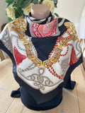 ERRE carré foulard scarf schal sjaal seide silk soie