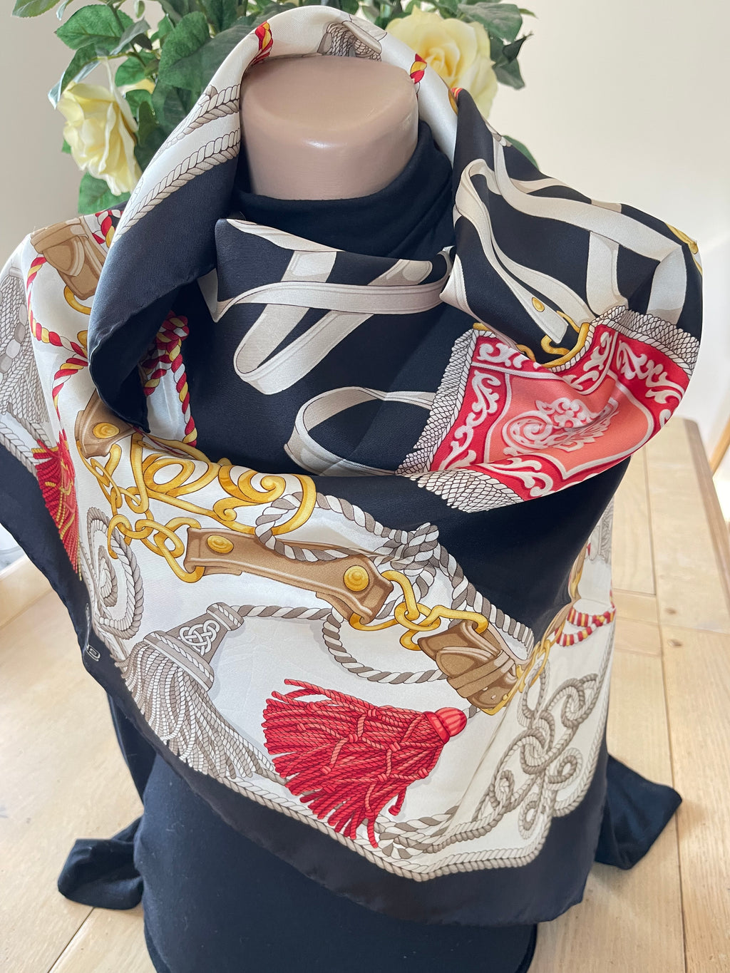 ERRE carré foulard scarf schal sjaal seide silk soie