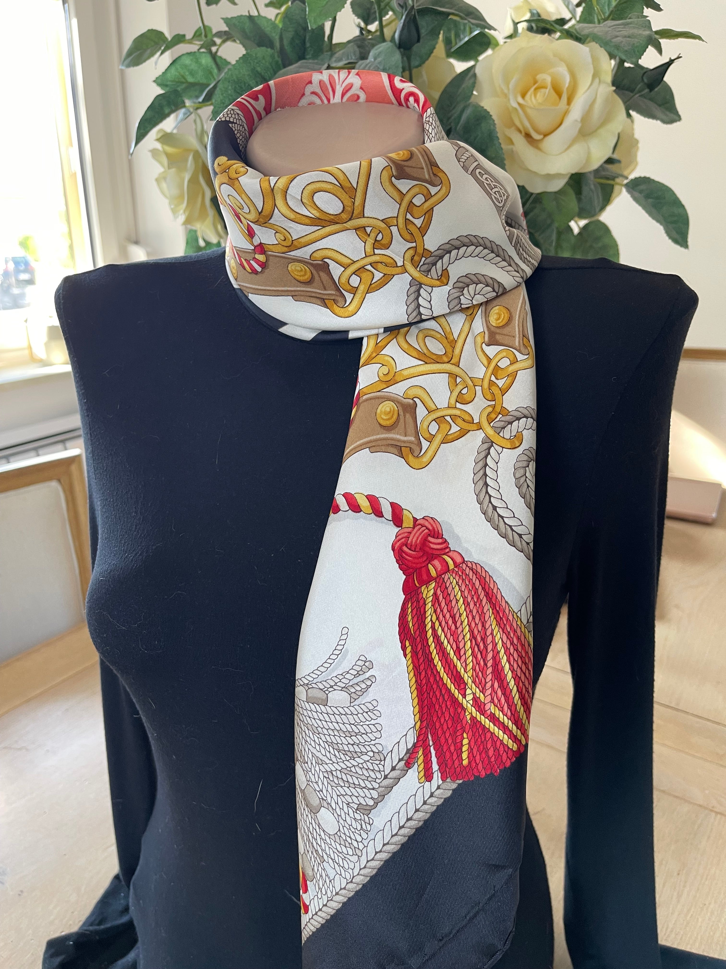 ERRE carré foulard scarf schal sjaal seide silk soie