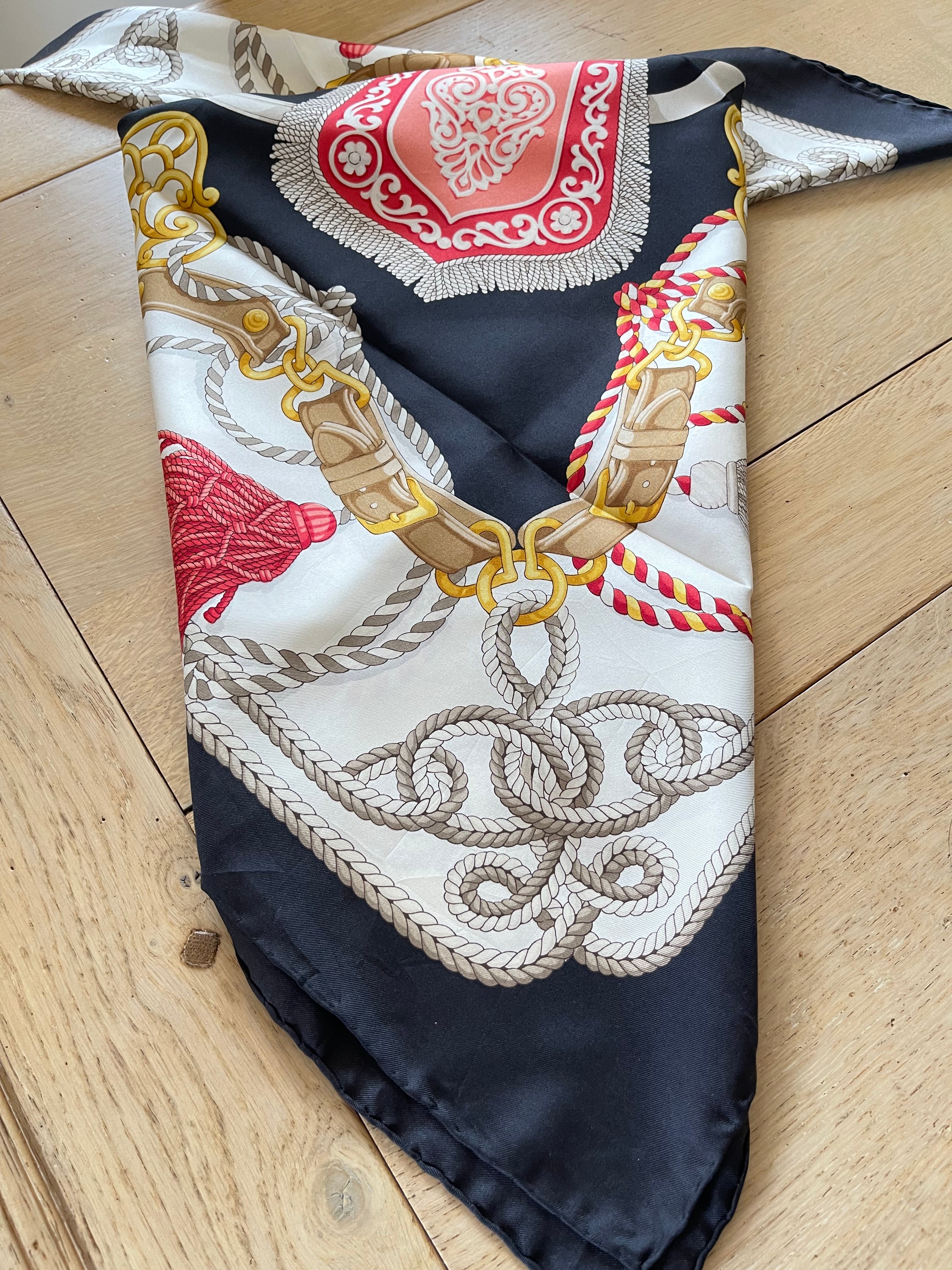 ERRE carré foulard scarf schal sjaal seide silk soie
