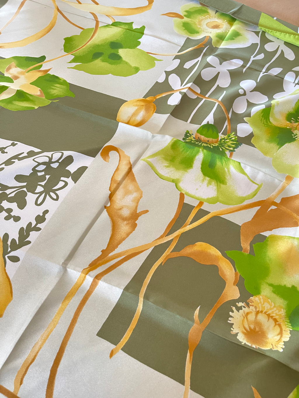 PAUL VERLAIN carré foulard scarf schal sjaal seide silk soie