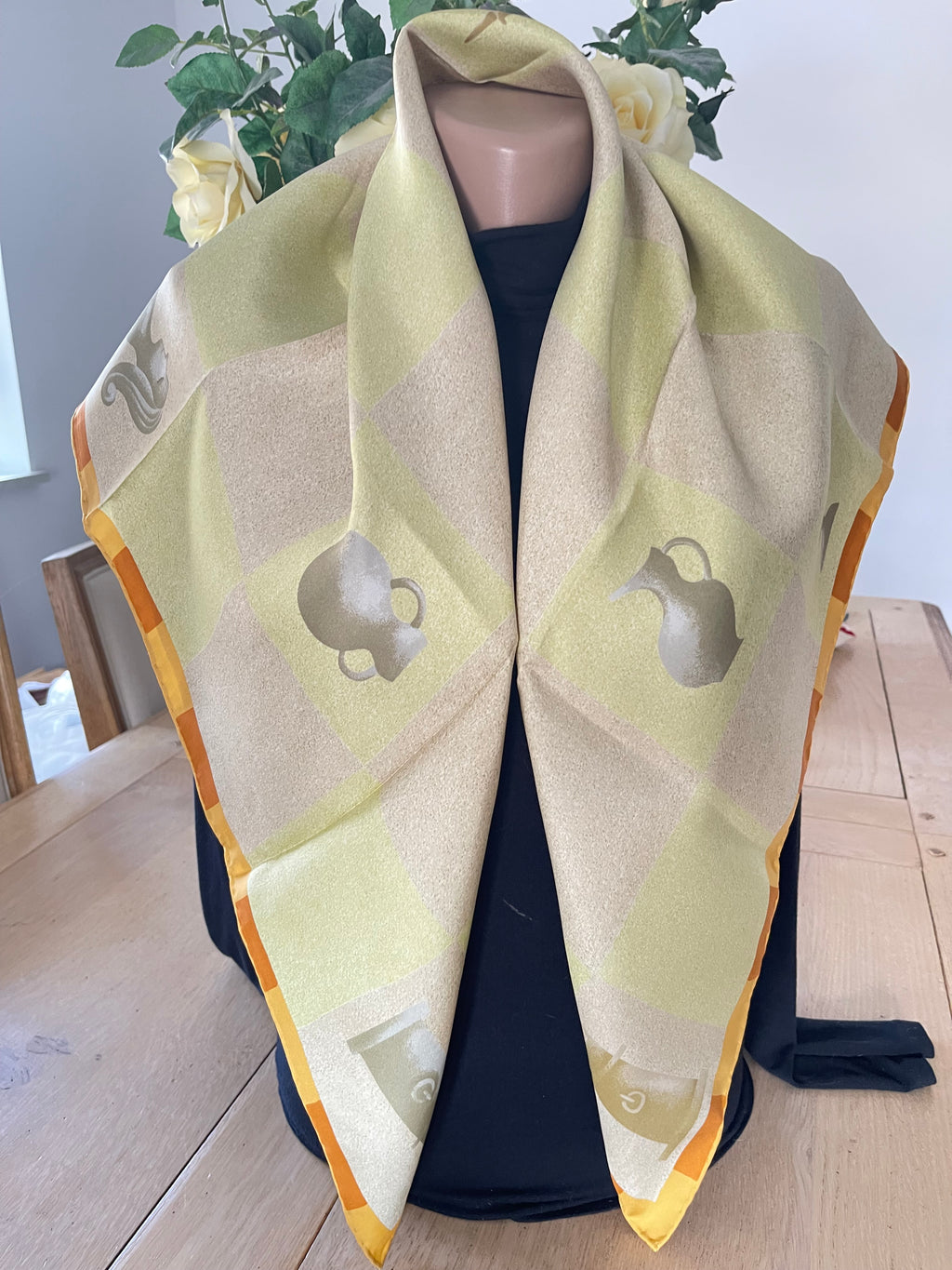 BULGARI carré foulard scarf schal sjaal seide soie silk