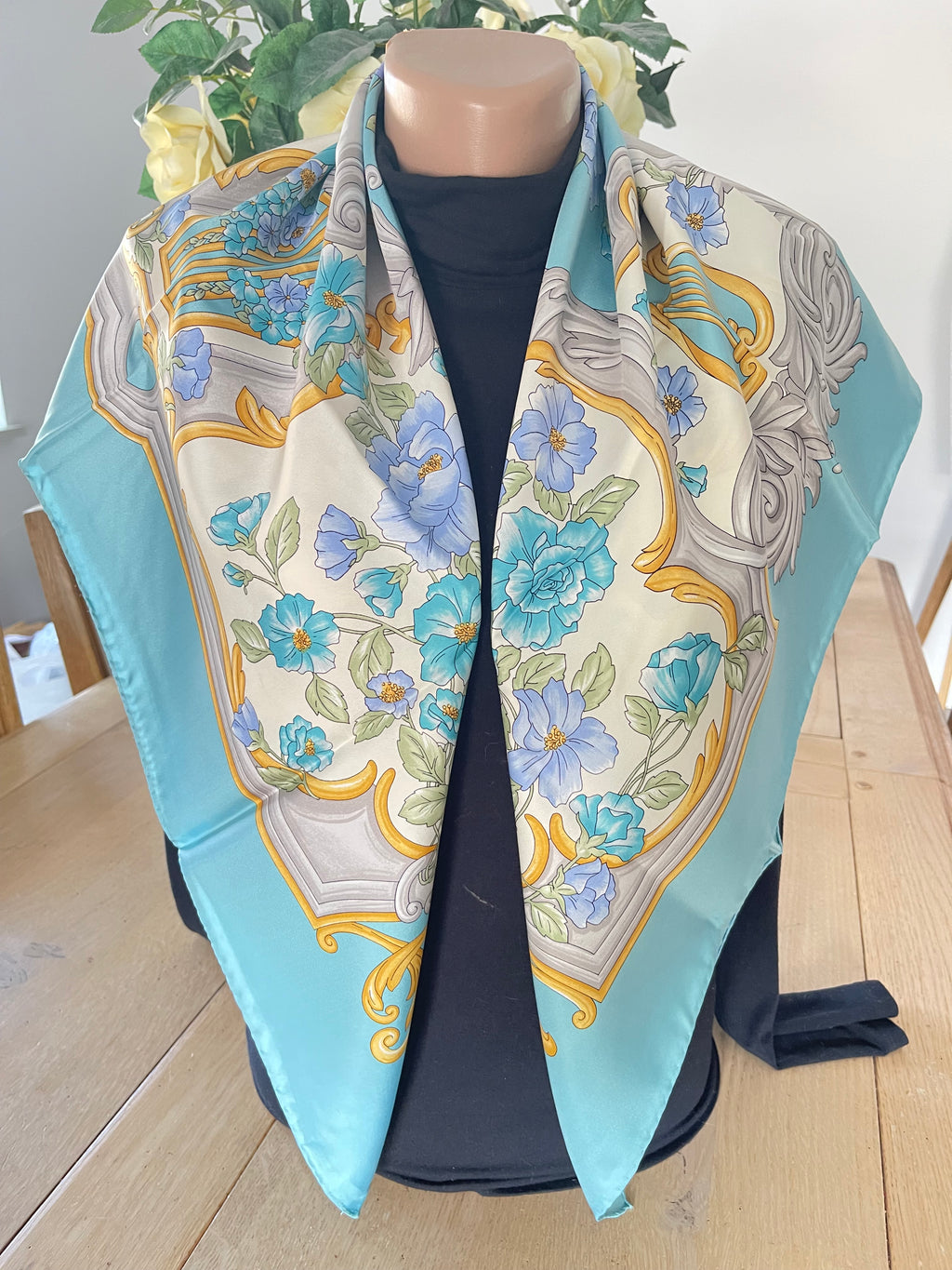 PAUL VERLAINE carré foulard scarf schal sjaal seide silk seta soie