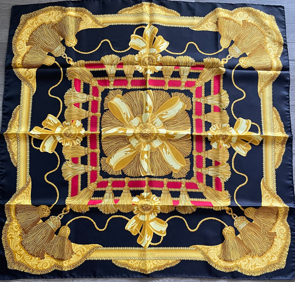 R di Ratti carré foulard scarf schal sjaal seide silk soie