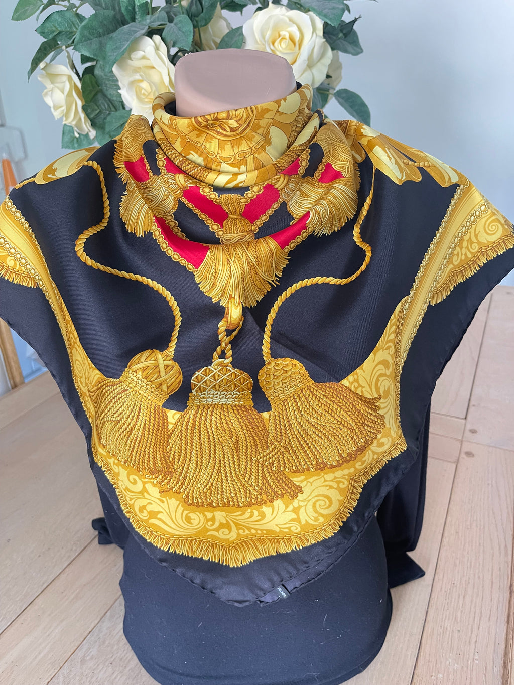 R di Ratti carré foulard scarf schal sjaal seide silk soie