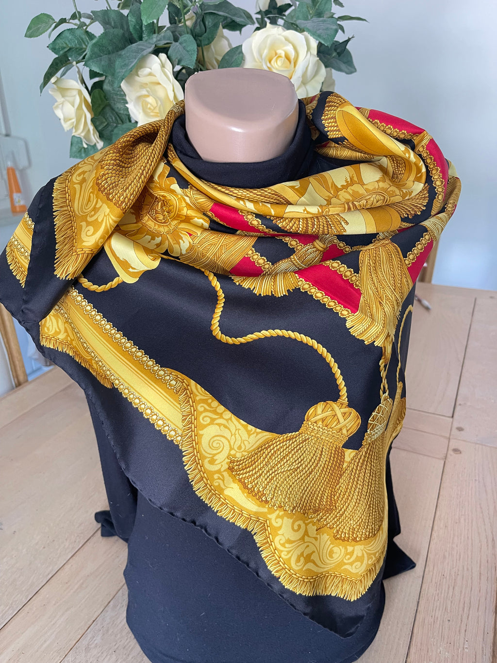 R di Ratti carré foulard scarf schal sjaal seide silk soie