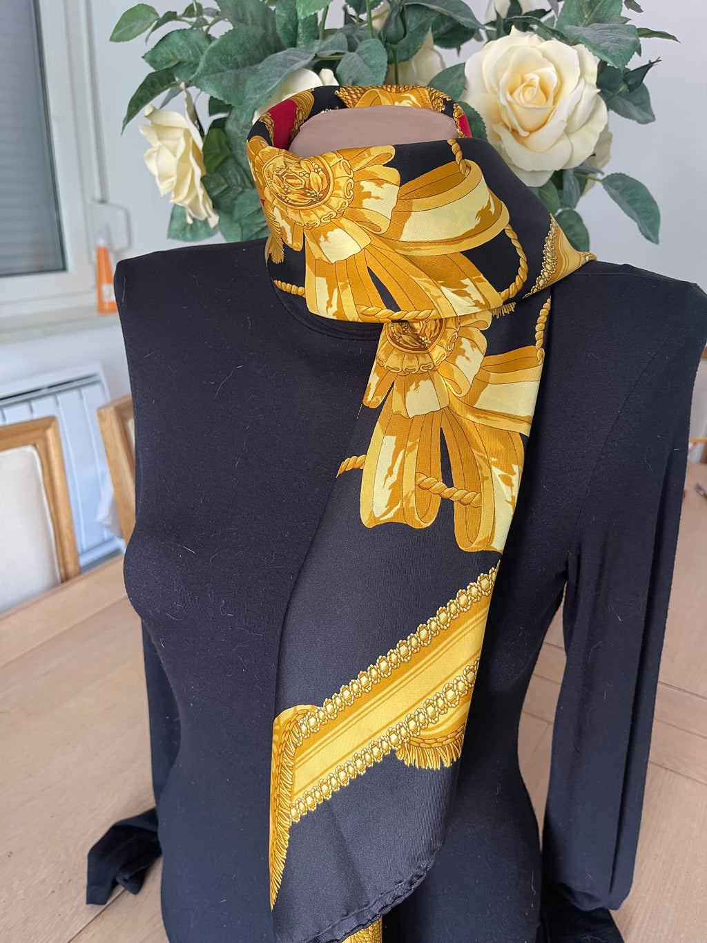 R di Ratti carré foulard scarf schal sjaal seide silk soie