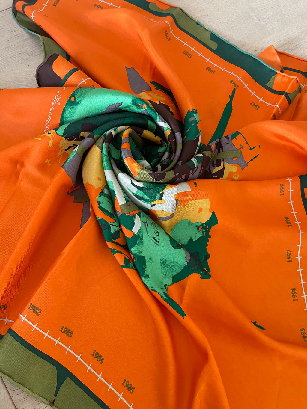TDA carré foulard scarf schal seide soie silk