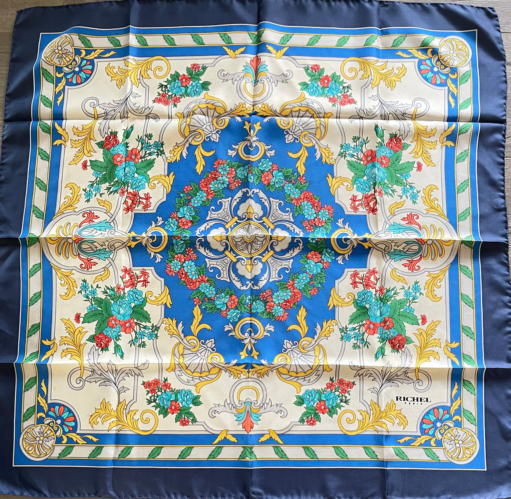 RICHEL carré foulard scarf schal seide silk soie