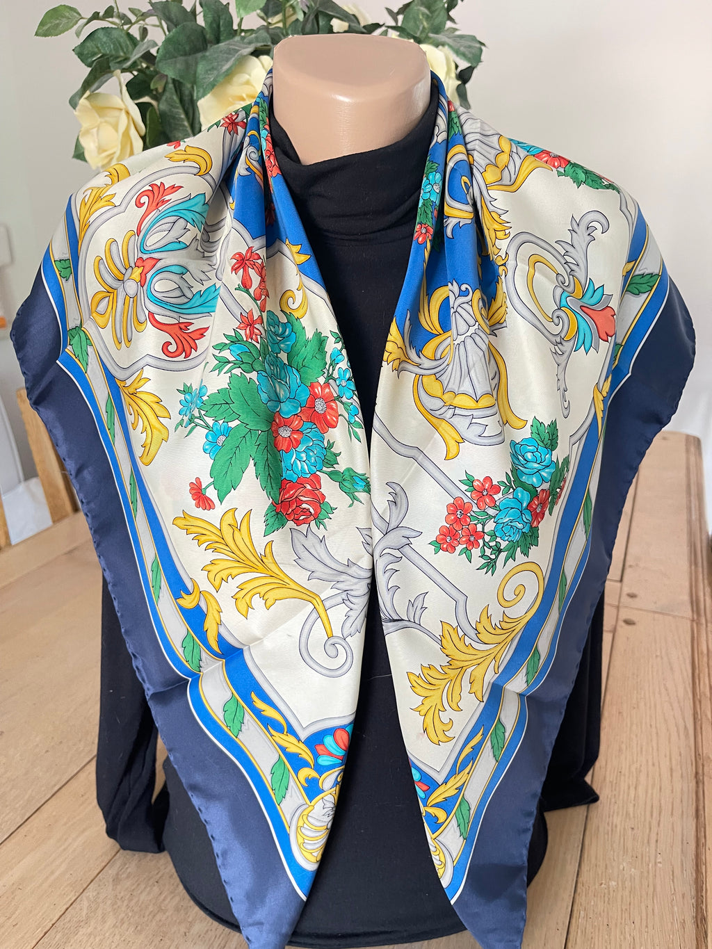 RICHEL carré foulard scarf schal seide silk soie