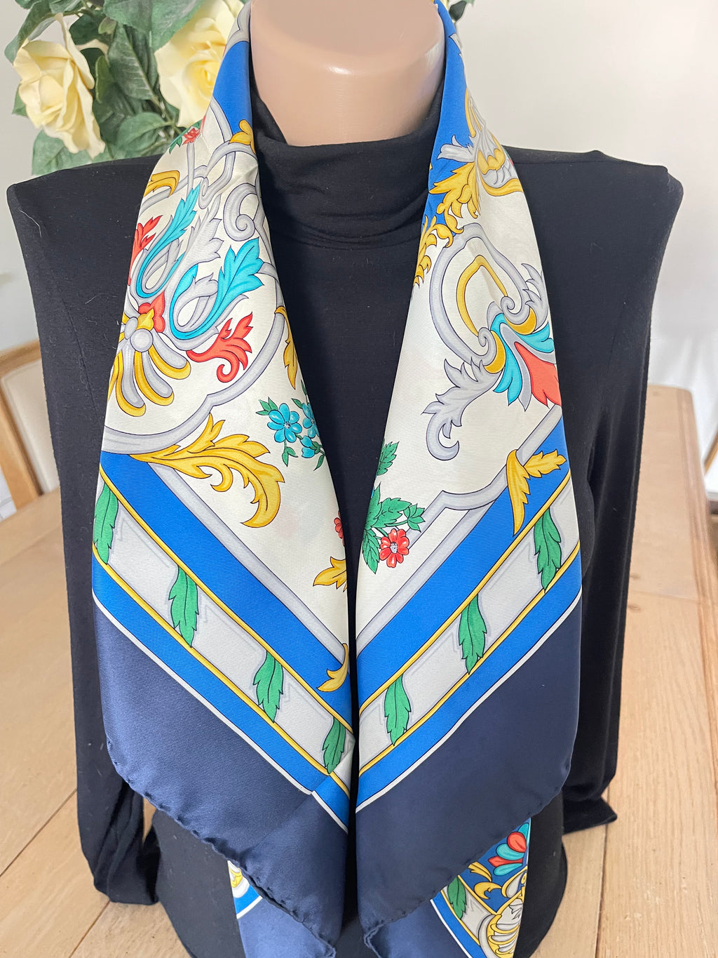 RICHEL carré foulard scarf schal seide silk soie
